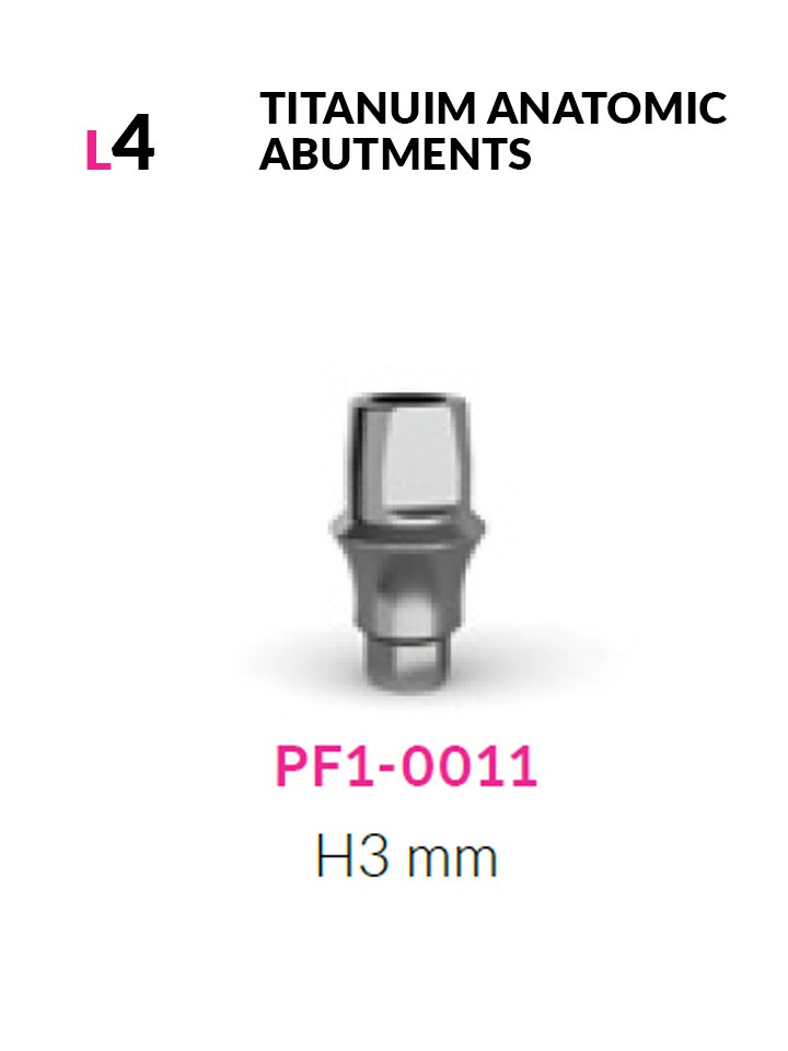 Anatomic abutment H3mm L4mm | PF1-0011