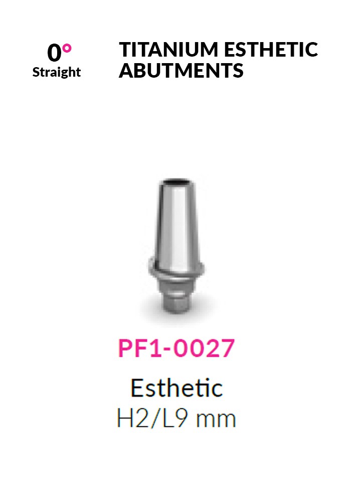 Abutment Estetico in titanio H2mm | PF1-0027