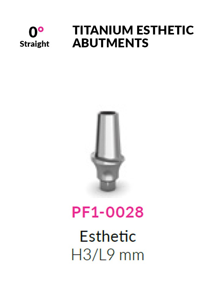 Abutment Estetico in titanio H3mm | PF1-0028