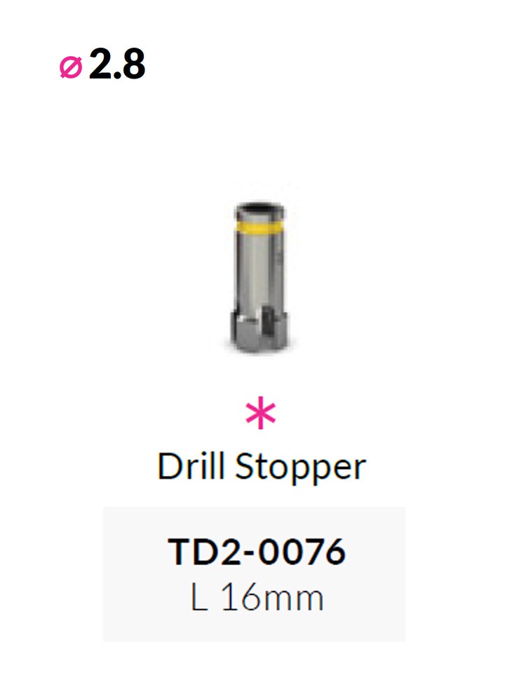 Stopper per fresa dia.2.8mm L16mm  |  TD2-0076