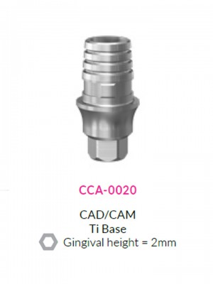 CAD/CAM Ti base H2mm | CCA-0020