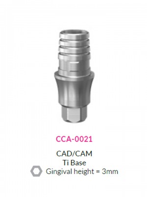 CAD/CAM Ti base H3mm | CCA-0021