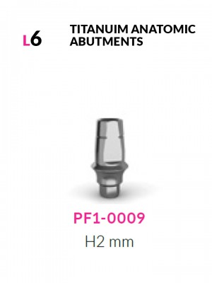 Anatomic abutment H2mm L6mm | PF1-0009