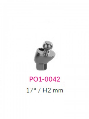 Ball Attachment 2mm 17° | PO1-0042