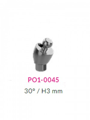Ball Attachment 3mm 30° | PO1-0045