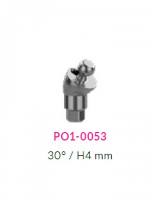 Ball Attachment 4mm 30° | PO1-0053
